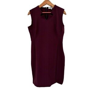 Of Mecer Stitch Fix Dress 10 Sheath Purple Career Work Office Smart Tailored